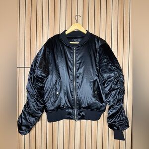 Civil Regime Black Bomber Jacket – Size Medium